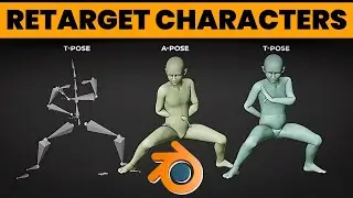 How to Retarget Characters in Blender?