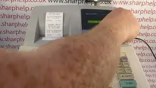 OVERLIMIT Error Message Using PO Paid Out Button Sharp XE-A203 / XE- A206 Cash Registers