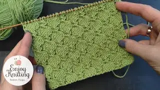 ШИКАРНЫЙ Рельефный Узор Спицами | How to knit beet stitch knittting pattern
