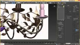 Люстра с листьями в 3d max - Делаем люстру в 3d max 1/5