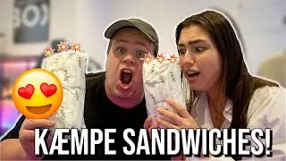 KØBENHAVNS STØRSTE SANDWICH? | ENDNU EN DAG I MIT LIV 🥪💕
