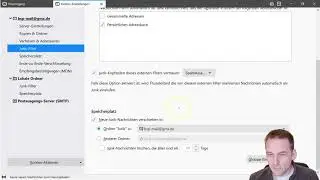 Konfiguration des Junk-Filters bei Thunderbird