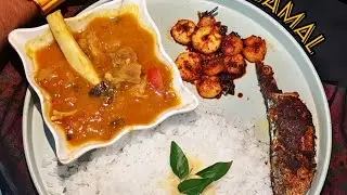 MUTTON ELUMBU (Bone) SAMBAR/ DALCHA🍖🥘 Easy Recipe #thevoguetraveller #recipe #asmr