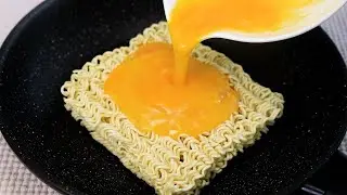 I've never had such delicious instant noodles and soup! Simple and delicious