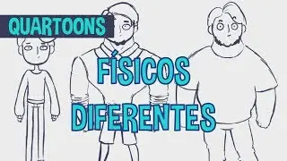 Quartoons 7 - Como desenhar diferentes tipos de corpos estilo cartoon