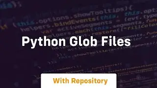 python glob files