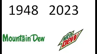 Ewolucja loga Mountain Dew 1948-2023