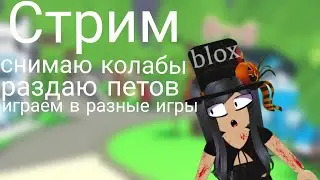 Стрим РАЗДАЮ Петов Играем В Разные Игры,снимаем Колабы