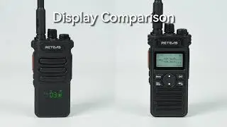 RETEVIS RT86S High Power UHF Radio with LCD Display Handheld Radio for Business Use