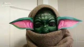 Baby Yoda facepaint
