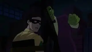 Batman Vs. Two-Face 2017 - Hugo Strange turns Robin Two-Faced