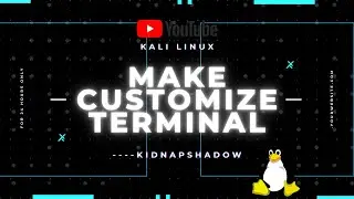 [HINDI] Customize your kali linux set stylish colorful text banner on linux  
