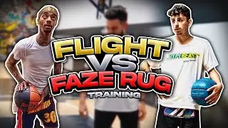 FLIGHT Vs FAZE RUG Insane 1-1! Training Before & Preparing Them!