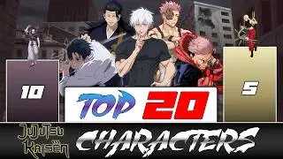 Top 20 JUJUTSU KAISEN Characters POWER LEVELS 🔥 (2024)