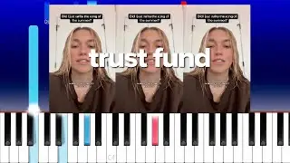 Girl On Couch x Billen Ted - Man In Finance (Piano Tutorial)