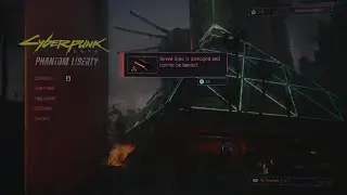 Cyberpunk Phantom Liberty PS5 [Saved Data Is Damaged And Cannot Be Loaded]  ⚠️GAMEBREAKING BUG⚠️
