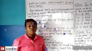 AGRICULTURAL SCIENCE -AGRICULTURAL IMPLEMENTS