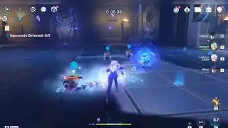Yelan Burst and Skill in Open World Genshin Impact (2.7 Beta)