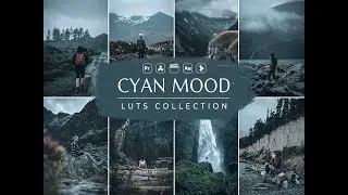 Cyan Mood Video LUTs | Cyan Video LUTs | Cinematic LUTs | Influencer LUTs | Video Preset | Vn LUT