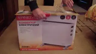 Распаковка Конвектор WetAir WСH 600EWW из Rozetka