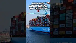 Mayview Mærsk- built 2014, 18,340teu, 399m long, Danish flag🇩🇰  #MayviewMaersk #ContainerShip