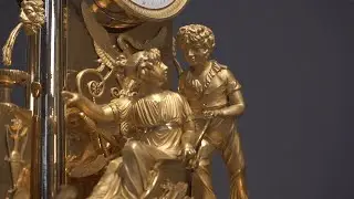 Gilt Bronze Clock 
