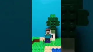 LEGO Minecraft Block Mining Test #shorts #legominecraft