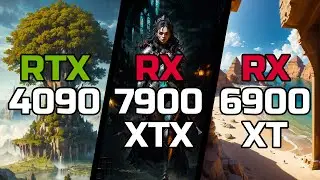 RTX 4090 vs RX 7900 XTX vs RX 6900 XT - Test in 11 Games