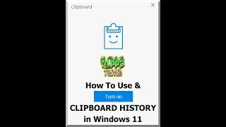 Enable & Use Clipboard History in Win11 