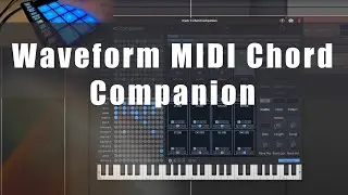 Tracktion Waveform 11 Pro: The Chord Companion MIDI effect (Video 11)