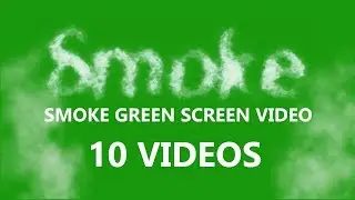 smoke green screen video,cigarette smoke,rocket trail etc