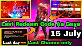 FREE FIRE REDEEM CODE TODAY | JULY | REDEEM CODE FREE FIRE | FF REDEEM CODE TODAY JULY