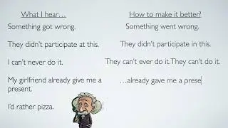 Errors of English learners & how to CORRECT THEM #errors #mistakes #corrections #esl #betterenglish