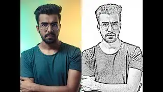 Comment transformer une photo en Dessin Tuto Photoshop 2021 ! C Facile !