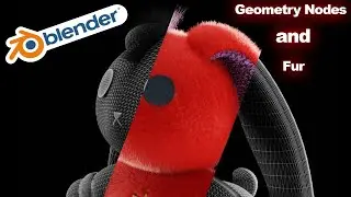 Unbelievable 3D Animal Creation in Blender - Geometry Nodes and Hair and Fur Make it Possible!