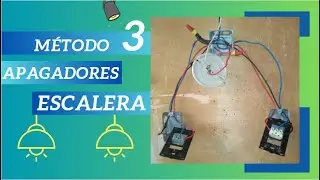 TERCER método DIFERENTE de apagadores de ESCALERA - tutorial ¡fácil y rápido!