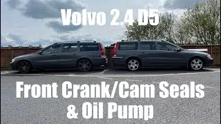 Volvo 2.4 D5 Front Crank/Cam Seals & Oil Pump - Full Job Snags & All - XC90 V70 S60 S80