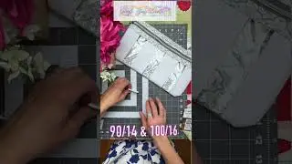 Which Needles for Clear Vinyl Sewing? #sewing  #clear vinyl