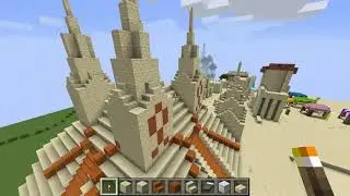 Minecraft Creative: Building the Desert Temple Interior