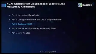 NGAF Correlates with Cloud-Based Endpoint Secure to Anti Proxy (Proxy Avoidance)