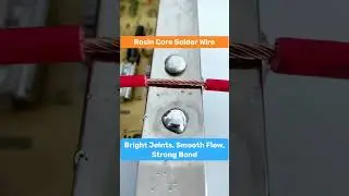 Rosin Core Solder Wire – Bright Joints, Smooth Flow, Strong Bond 