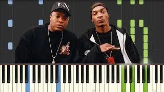 Still D.R.E. -  Dr. Dre featuring Snoop Dogg [Piano Tutorial] (Synthesia)