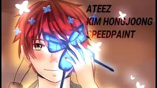 ATEEZ SPEEDPAINT - Kim Hongjoong "we can get through this together."