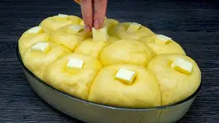 Пышные булочки за рекордное время! Вкуснее любого десерта!