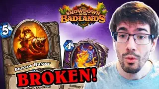 This Deck was so BROKEN it was HOTFIXED in 4 days! Showdown in the Badlands | Hearthstone
