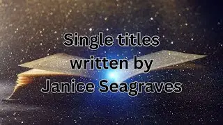 Single titles books written by Janice Seagraves