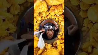 ASMR EATING popcorn 360° GoPro camera