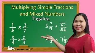 Multiplying Simple Fractions and Mixed Numbers