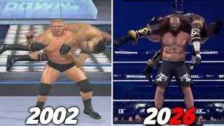 Brock Lesnar Evolution in WWE Games!