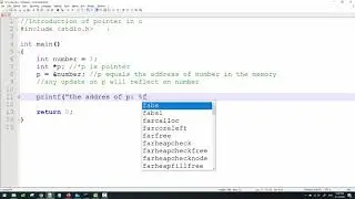 Introduction of pointer in C Programming Tutorial for Beginners
